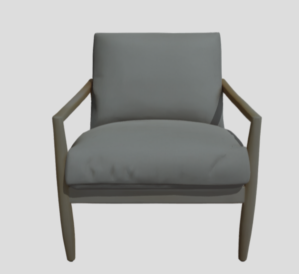 Стильне крісло 'Grey Modern'